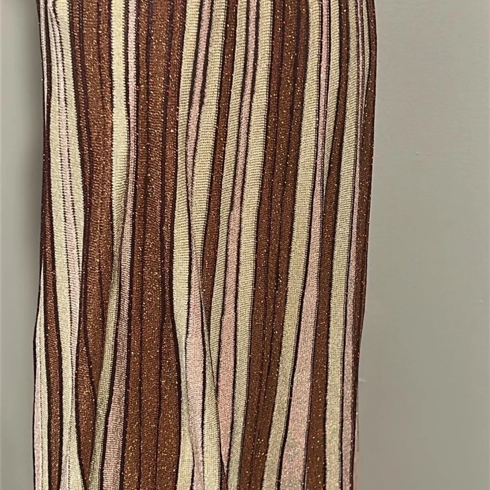 Zimmermann Luminosity Striped Lurex Midi Skirt Size 6-8 (2) - Picture 7 of 10